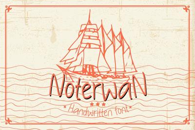 Noterwan A Handwritten Font Free Download