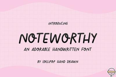 Noteworthy Font Free Download