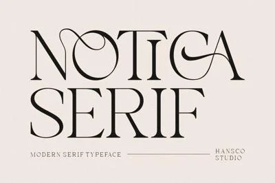 Notica Serif Font – Elegant Font