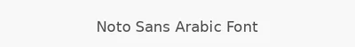 Noto Sans Arabic Font