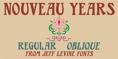 Nouveau Years JNL Font