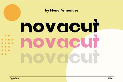 NovaCut - Typeface Free Download