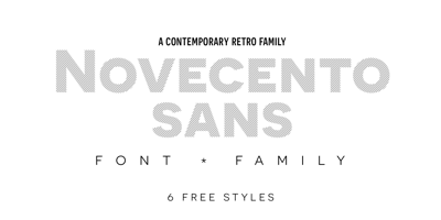 Novecento Sans Free Download