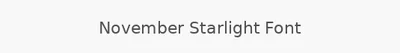 November Starlight Font