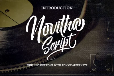Novitha Script Font