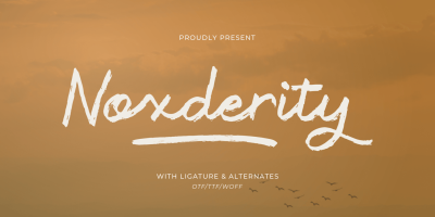 Noxderity Font