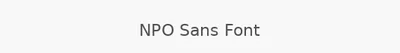 NPO Sans Font