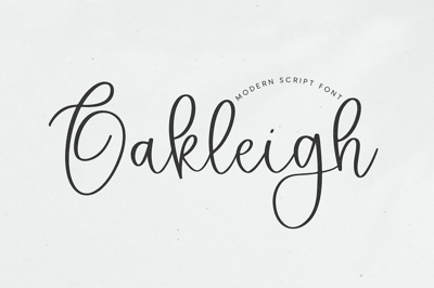 Oakleigh | Modern Script Font Free Download