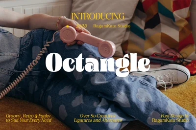 Octangle - Retro Y2K Typeface