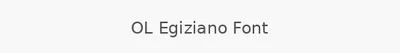 OL Egiziano Font