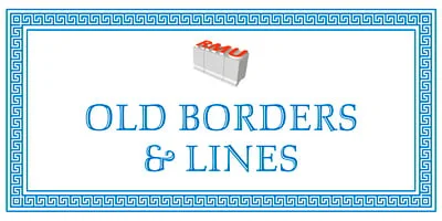 Old Borders And Lines Font