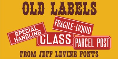 Old Labels JNL Font