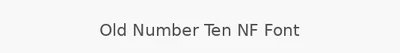 Old Number Ten NF Font