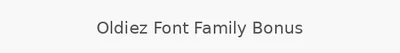 Oldiez Font Family Bonus
