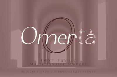 Omerta font family Free Download