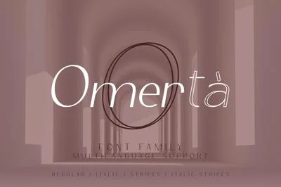 Omerta font family
