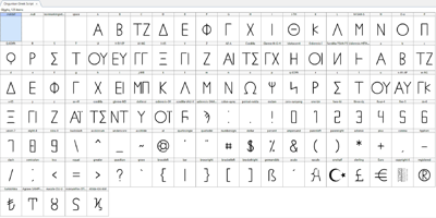 Ongunkan Greek Script Free Download