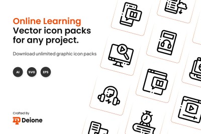 Online Learning Icon