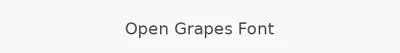 Open Grapes Font
