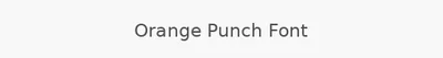 Orange Punch Font