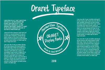 Oraret Font