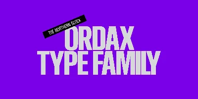 Ordax Font