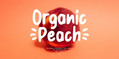 Organic Peach Font