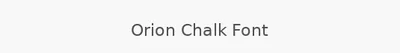 Orion Chalk Font