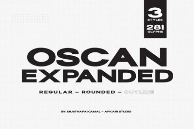 Oscan Expanded - Display Sans Serif Free Download