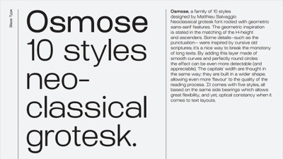 Osmose Font