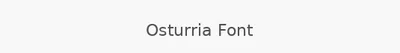 Osturria Font