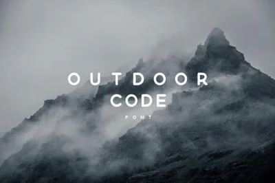 Outdoor Code Font