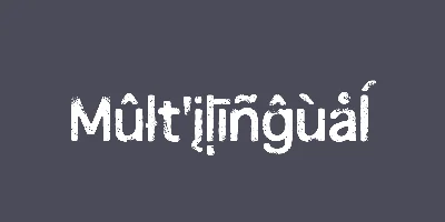 Overloaded Font