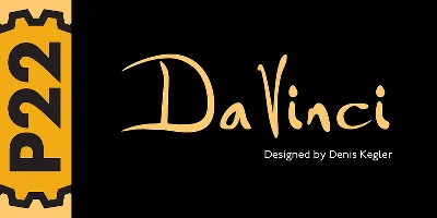 P22 Da Vinci Font