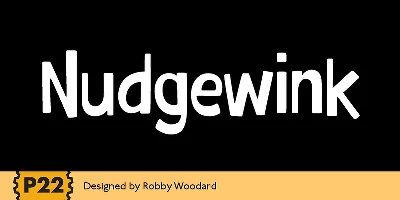 P22 Nudgewink Pro Font