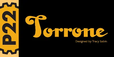 P22 Torrone Font