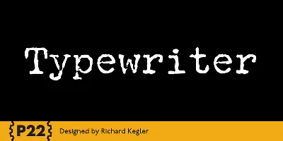P22 Typewriter Font