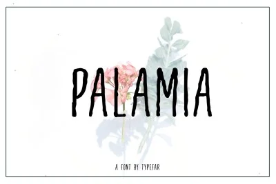 Palamia Typeface
