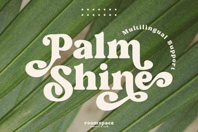 Palm Shine - Bold Swirl Serif Free Download