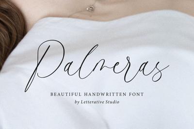 Palmeras Beautiful Handwritten Font Free Download