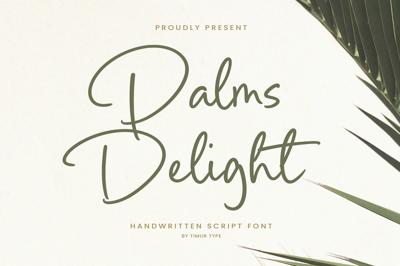 Palms Delight Font Free Download