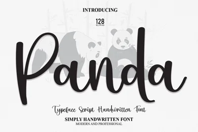 Panda | Script Font