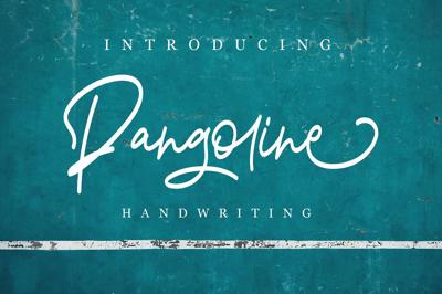 Pangoline | Handwriting Script Free Download