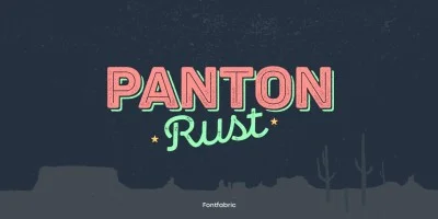 Panton Rust & Panton Rust Script Font