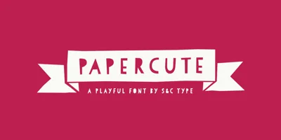 Papercute Font