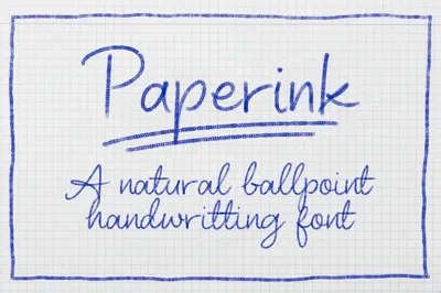 Paperink - Color SVG Fonts Free Download