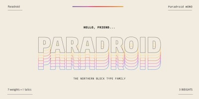 Paradroid Font