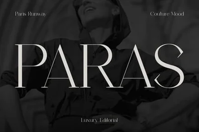 Paras Fashion Display Font