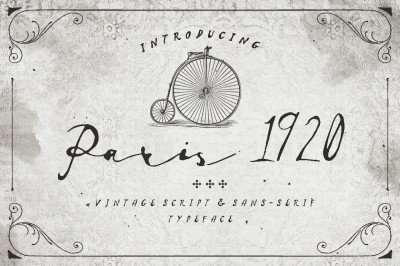 Paris 1920 Script & Sans Font