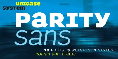 Parity Sans Font